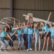 Finalistky Miss Polabí 2018 si užily nejkrásnější létání